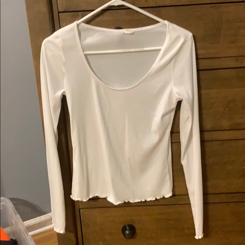 long sleeve white shirt